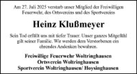 eine Anzeige